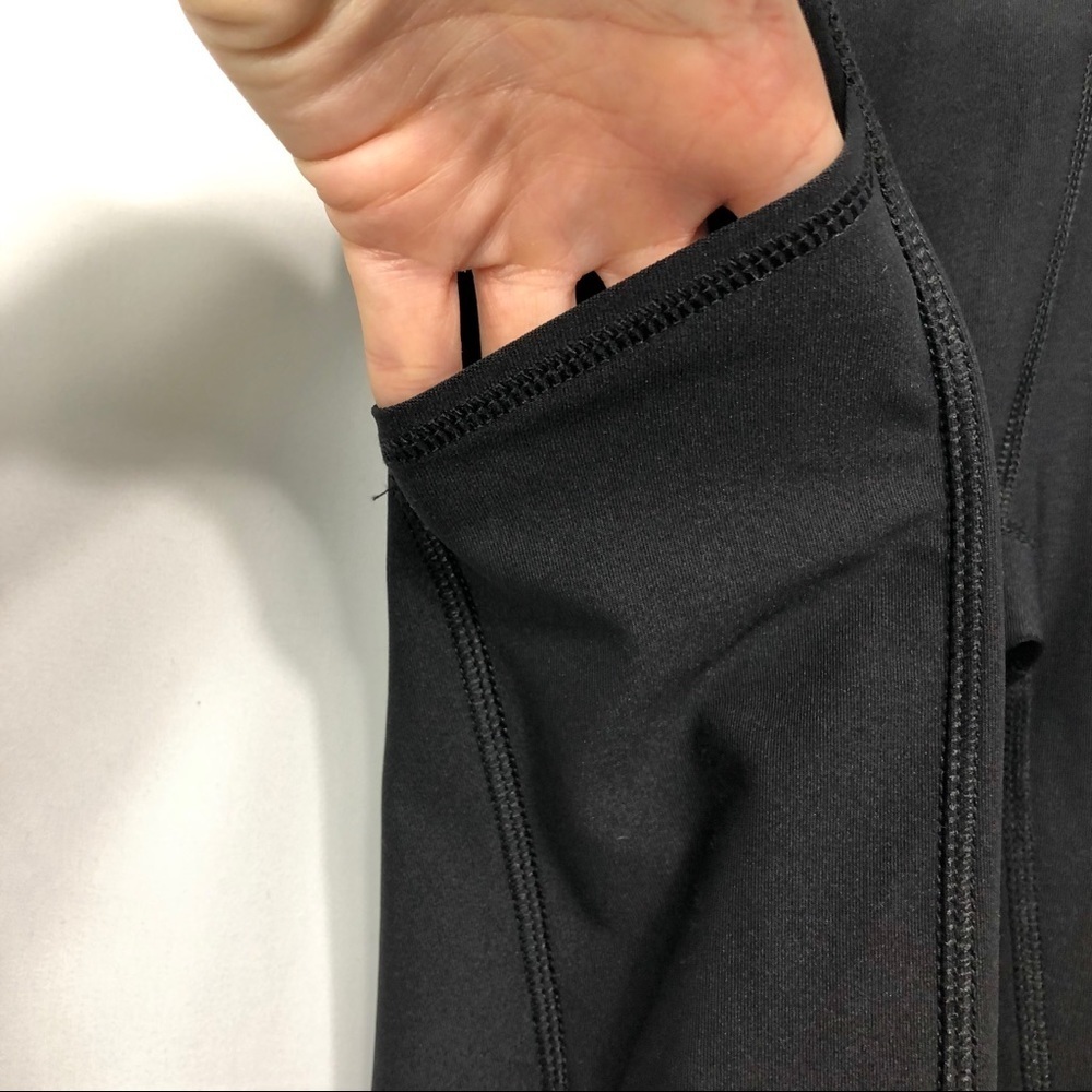 NWT-X by Gottex Black Mesh Leggings w Pocket XS - Picture 4 of 8